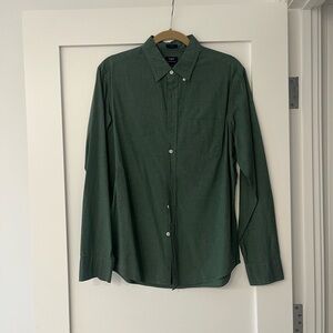 J. Crew Deep Green Men's Button-Down Shirt